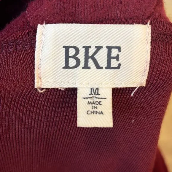 BKE Tri Color Cozy Sweater Turtleneck Longsleeve Women's Medium Artsy - Picture 6 of 8